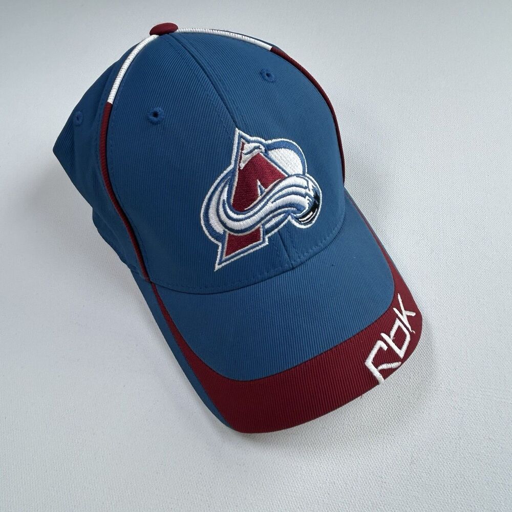 Colorado Avalanche Reebok Hockey Cap Center Ice Collection Blue Burgundy OSFA